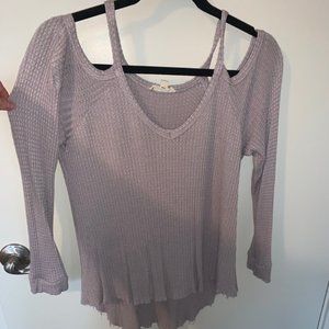 Off the Shoulder Lilac Pac Sun Top